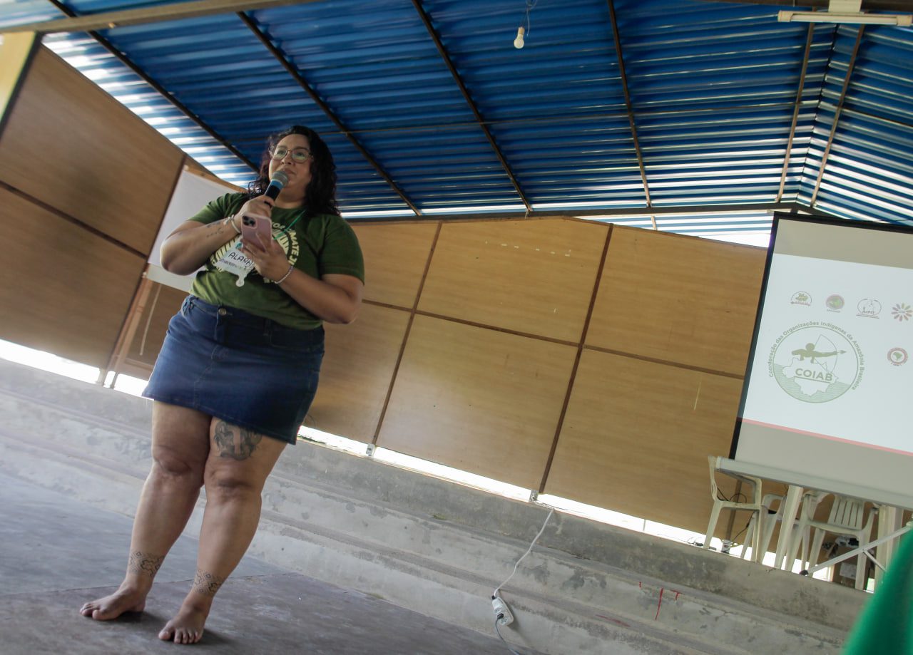 Alana Manchineri, gerente de comunicação da COIAB • Foto: Caio Mota