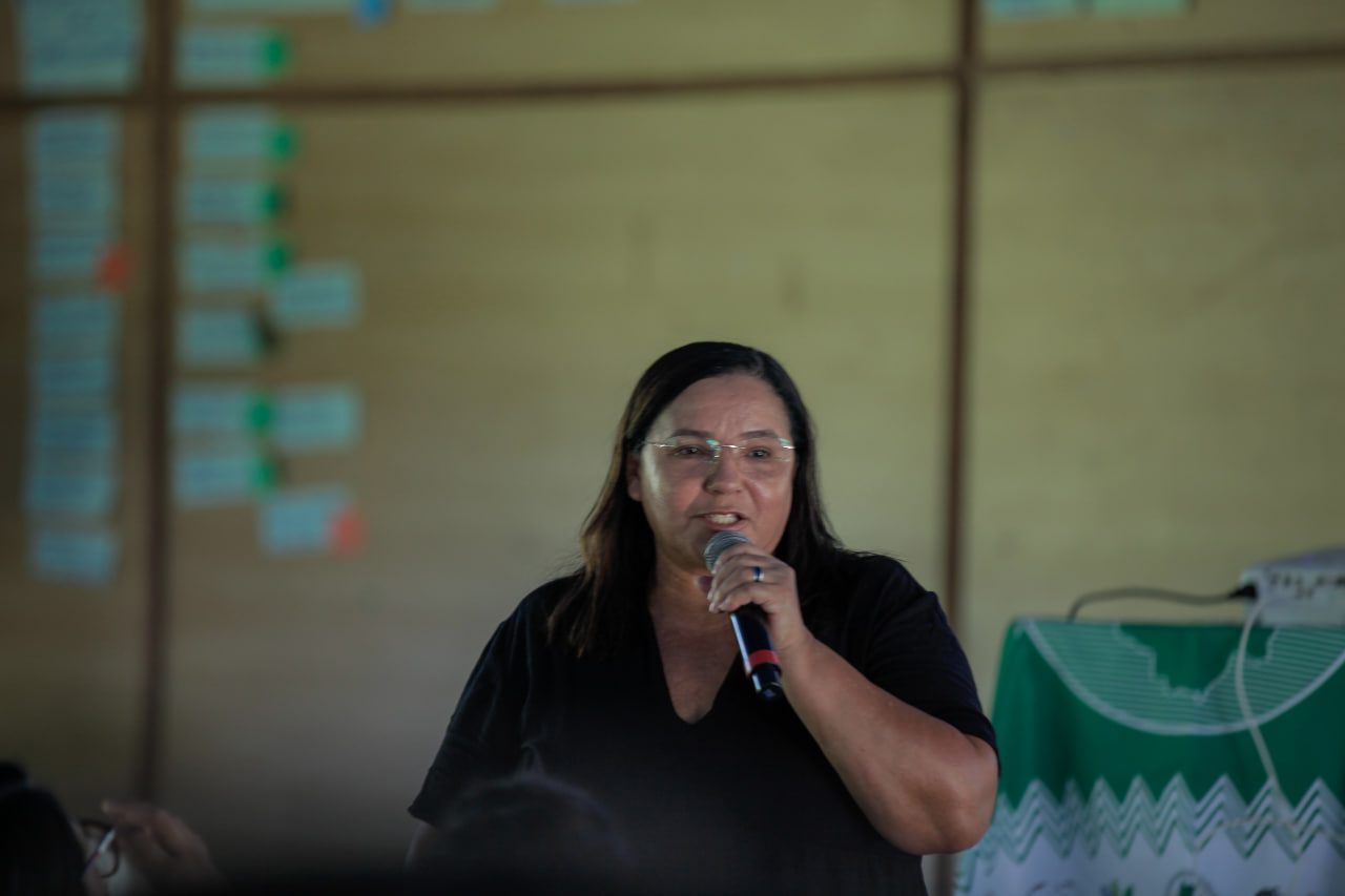 Gracinha Manchineri, gerente do CAFI da COIAB • Foto: Caio Mota