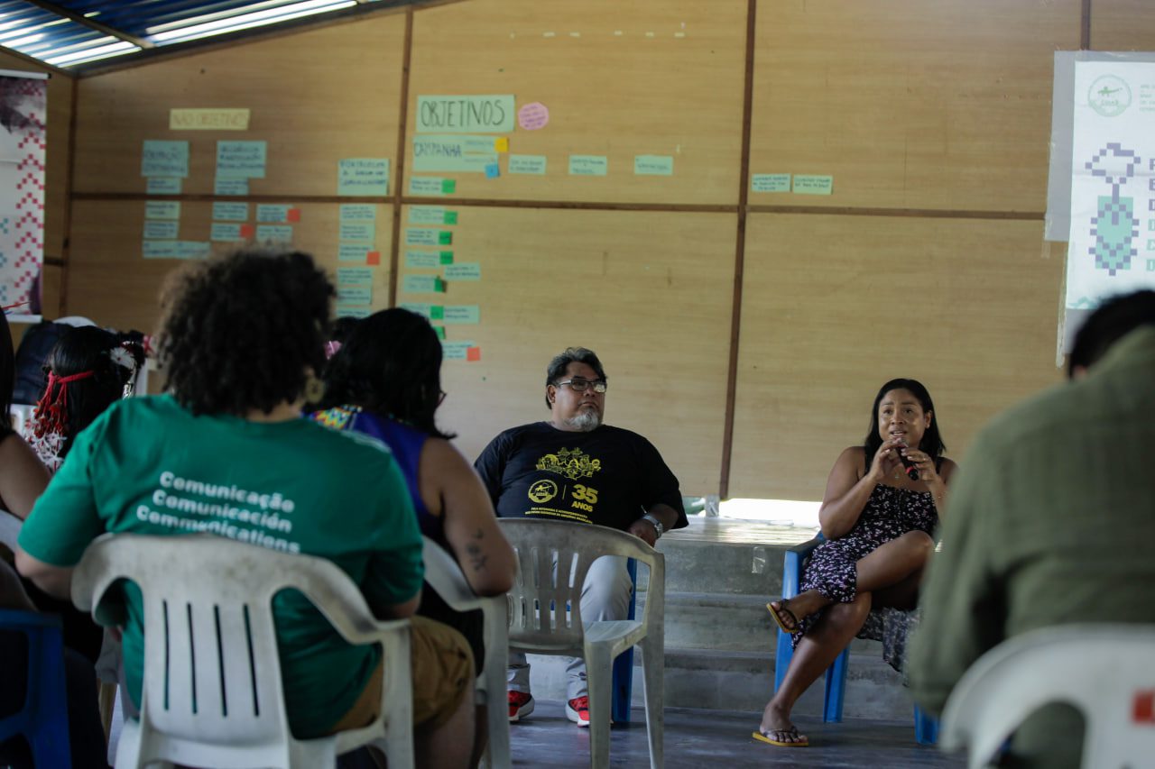 Angela Kaxuyana, representante internacional da Coiab na Coica • Foto: Caio Mota