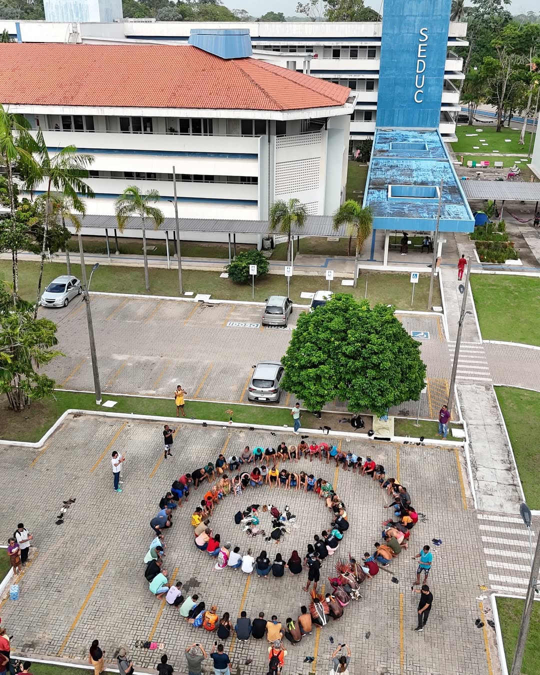 Ocupação na SEDUC_PA. Foto: Adriano Lobato | @lobatto28
